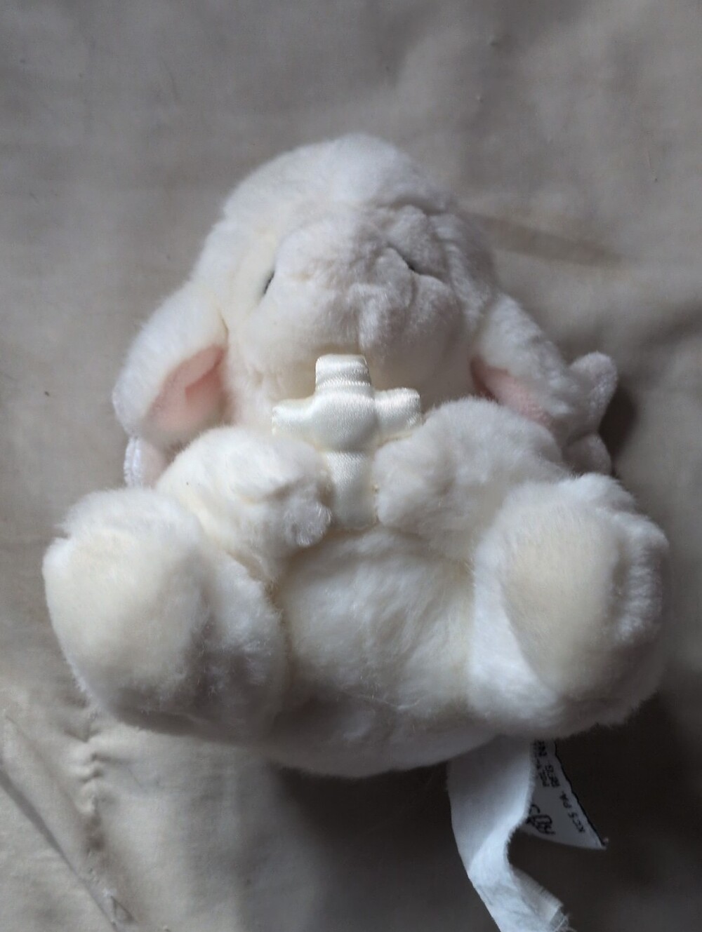 Russ Lil Blessing Plush Lamb With Cross